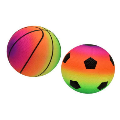 Flourescent Sports Ball (Deflated) from B&Q