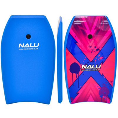 Nalu 33" Blue Xpe Bodyboard With Leash And Crescent Tail from B&Q