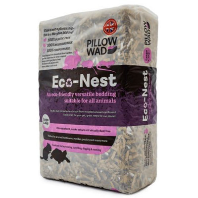 ECO NEST BIO CARDBOARD - (3.2kg) - Pillow Wad Animal Bedding Strips Pet Terrain - Image 4
