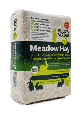 Pillow Wad Large Bio Meadow Hay 2.25Kg from B&Q