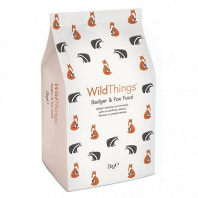 Wildthings Badger & Fox Food 2Kg from B&Q
