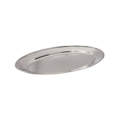 Buckingham Stainless Steel Oval Platter Serving Tray , 40 Cm