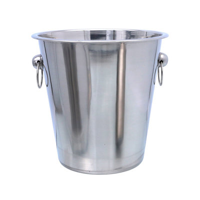 Buckingham Stainless Steel Ice Bucket Mirror Finish 21.5 Cm from B&Q