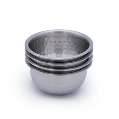 Buckingham Mini Serving Bowls With Hammered Effect Pack Of 4