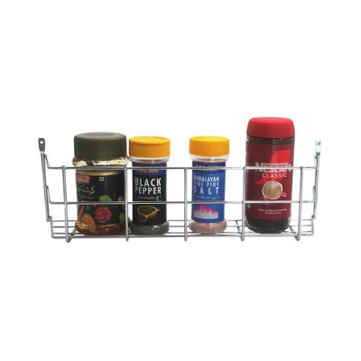 Buckingham 1-Tier Spice Rack Cupboard Jar & Packet Organizer For Kitchen Storage from B&Q