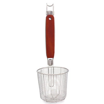 B&Q -  Stainless Steel Noodles Basket StrainerDurable & Efficient Cooking Tool 10Cm