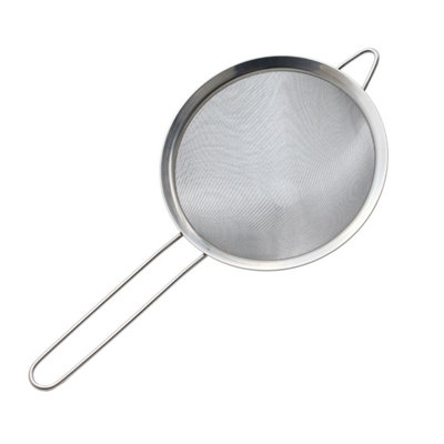 Buckingham Stainless Steel Fine Mesh Conical Strainer Sieve For Baking Rust Free  Dishwasher Safe (18Cm from B&Q