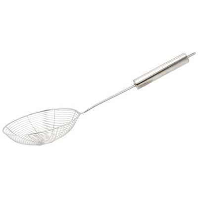 Buckingham Stainless Steel Fine With Round Stainless Steel Handle Durable Strainer TeaCoffeeJuice 16 Cm from B&Q