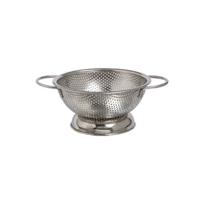 Buckingham Stainless Steel Micro-Perforated Deep Colander / Strainer 16.5 Cm