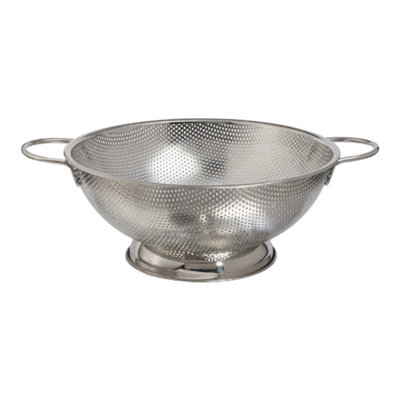 Buckingham Stainless Steel Micro-Perforated Deep Colander / Strainer 28.5 Cm