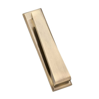 Contemporary Door KnockerAntique Brass40 X 165mmHardware Solutions from B&Q