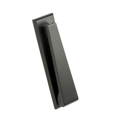 Contemporary Slimline Door KnockerMatte Black40 X 165mmHardware Solutions from B&Q