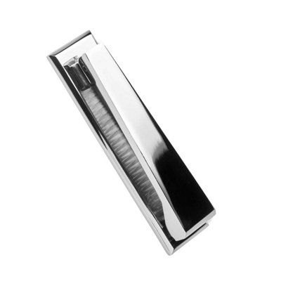 Contemporary Slimline Door KnockerPolished Chrome40 X 165mmHardware Solutions from B&Q