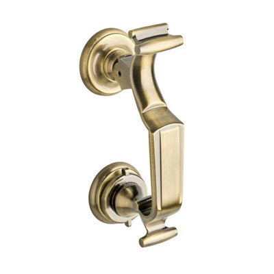 Doctor Door KnockerAntique Brass60 X 195mmHardware Solutions from B&Q