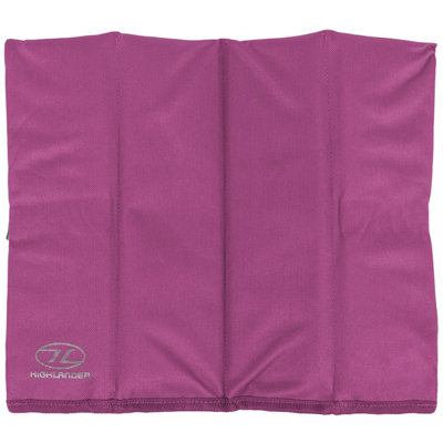 Highlander Folding Sit Mat Pink from B&Q