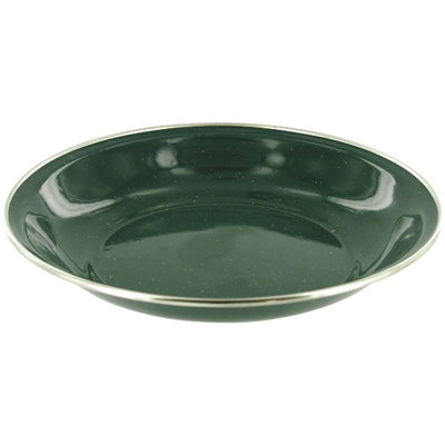 Highlander Deluxe Enamel Soup Plate Green from B&Q
