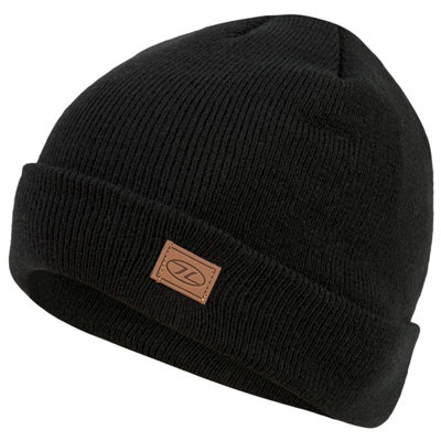 Highlander Thinsulate Ski Hat Black from B&Q