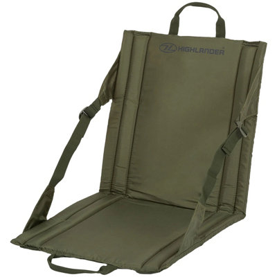 Highlander Folding Outdoor Seat SM026 Padded Waterproof Olive Green - Image 5