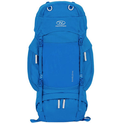 Highlander Rambler Rucksack 44L Blue from B&Q