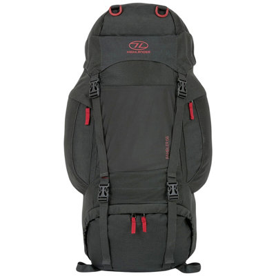 Highlander Rambler Rucksack 66L Charcoal from B&Q
