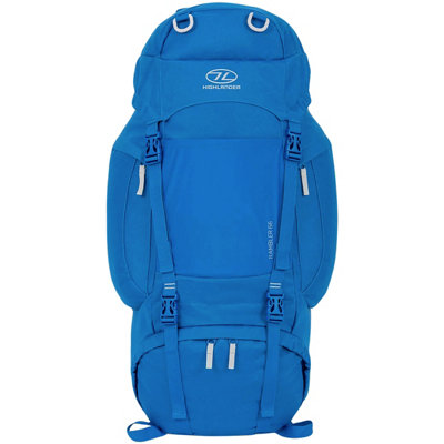 Highlander Rambler Rucksack 66L Blue from B&Q