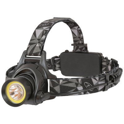 Highlander Polaris Rechargeable Head Torch from B&Q