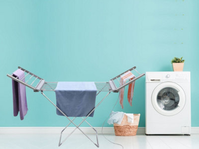 Groundlevel Heated Energy Efficient Winged Drying Clothes Airer from B&Q