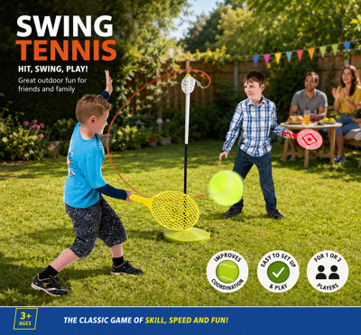 Groundlevel Garden Swing Tennis Ball Game For Children And Adults from B&Q