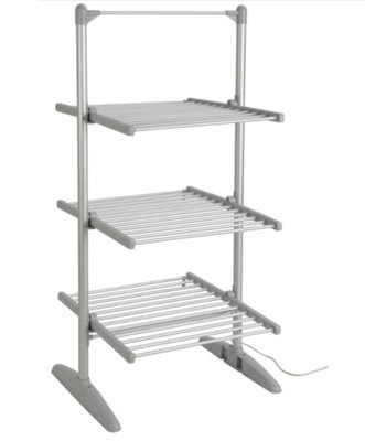 Groundlevel Energy Efficient Heated Electric Clothes Airer With Cover3 Tier from B&Q