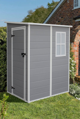 Groundlevel 5X4 Foot Plastic Garden Storage Shed-31272 