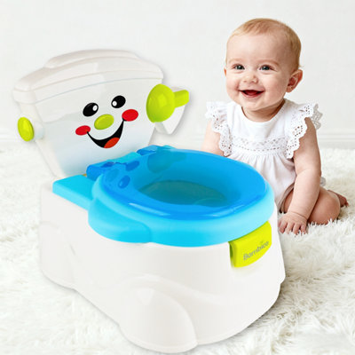 Groundlevel Unisex Blue Bambico Children's Potty Toilet In - Image 2