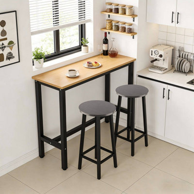 Groundlevel Kitchen Wooden Bar StoolsSet Of 2 from B&Q
