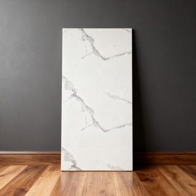 Groundlevel Self Adhesive Marble Effect Tiles from B&Q