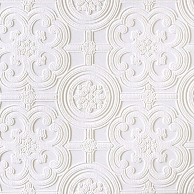 Retford Egon Paintable Textured Vinyl Wallpaper Anaglypta Rd80029 from B&Q