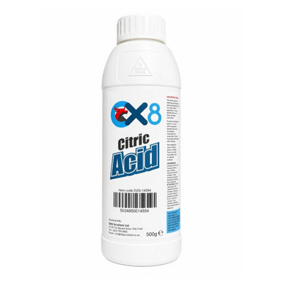 HSD Citric Acid 500GMulti-Purpose Descaler & CleanerRemoves Limescale For KettlesAppliances & Surfaces from B&Q