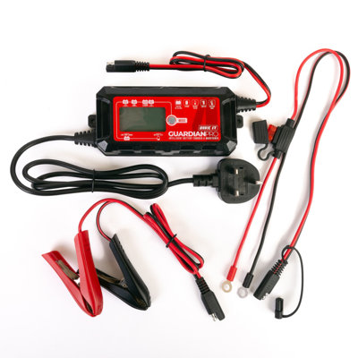 Bike It Guardian Pro 4 Intelligent Motorcycle Battery Charger And Maintainer 6/12/14.4V 6A from B&Q