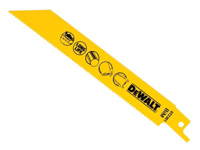 5X Dewalt Dt2361-Qz Bi-Metal Reciprocating Blade For Metal 152mm X 14 Tpi from B&Q