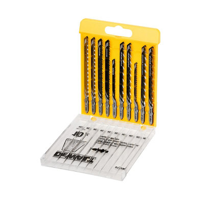 Dewalt T-Shank Jigsaw Blade Set (10 Piece)Dt2290-Qz from B&Q