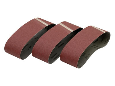 Dewalt Dt3376-Qz Sanding Belt 533 X 75mm 60G Coarse Grit Pack Of 3 Fits Dcw220Nt from B&Q
