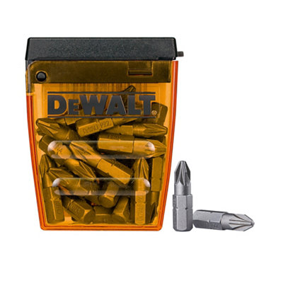 Dewalt Pz2 Screwdriver Bits (L)25mmPack Of 25 from B&Q