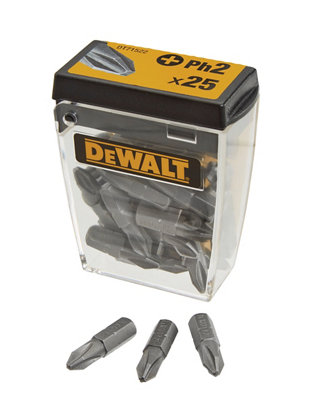 Dewalt Ph2 Screwdriver Bits (L)25mmPack Of 25 from B&Q