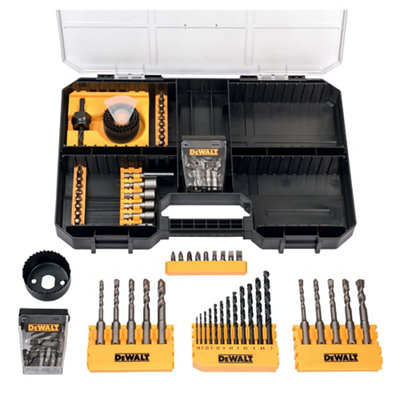 B&Q -  Sds Plus Multi-Purpose Drill & Screwdriver Bit Set (102 Piece)Dt71583-Qz