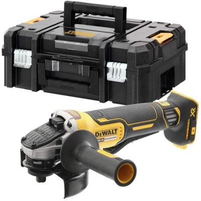 Dewalt Dcg406N 18V Xr Brushless Cordless 125mm Angle Grinder Paddle Switch Tstak from B&Q