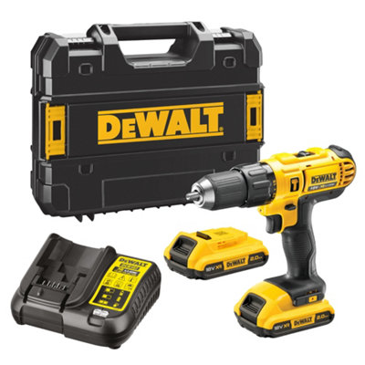 B&Q -  18V Li-Ion Brushed Cordless Combi Drill (2 X 2Ah)Dcd776D2T- Gb