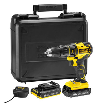 Stanley Fatmax 18V Cordless Combi Drill 2Ah)Kfmcd628D2K-GbRefurbished from B&Q
