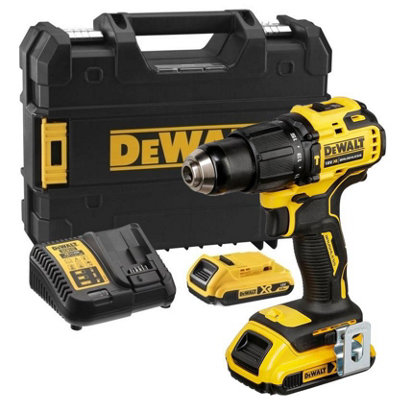 Dewalt Dcd709D2T 18V Xr Brushless Compact Combi Hammer Drill Tstak2 X 2.0Ah from B&Q