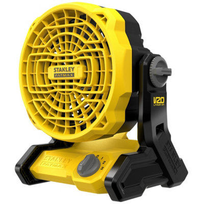 Stanley Fatmax 18V 7" Cordless Fan (Bare Tool)Sfmce001B-Xj from B&Q