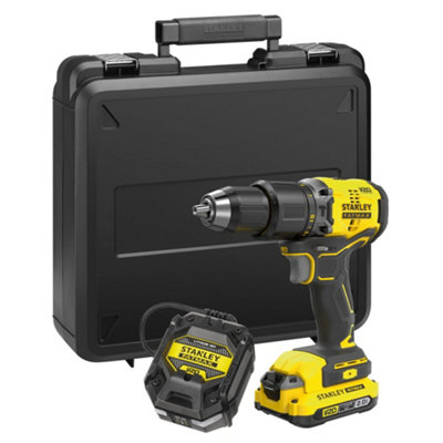 Stanley Fatmax 18V Li-Ion Cordless Hammer Drill (1 X 2Ah)Sfmcd715D1K-Gb from B&Q