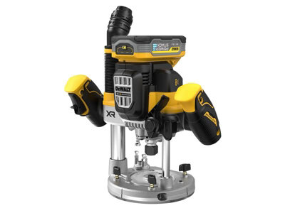 DeWalt DCW620H2 18V 12mm / 1/2"" Plunge Router + 2 x 5.0Ah PS Batt,Charger & Case - Image 9