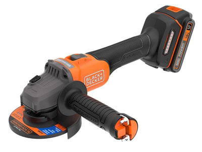 Black & Decker Black + Decker Bcg6L8D13-Gb Powerconnect Brushless Angle Grinder 18V 1 X 2.0Ah Li-Ion from B&Q